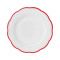 Dinner plate scalloped coloured rim / Moq 6
Ш 27,5 cm