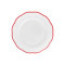 Dinner plate scalloped coloured rim / Moq 6
Ш 20,9 cm