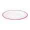Dinner plate scalloped coloured rim / Moq 6
Ш 20,9 cm