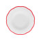 Deep plate scalloped coloured rim / Moq 6
Ш 22,8 cm