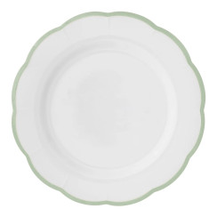 Round platter scalloped coloured rim / Moq 2
Ш 31,5 cm