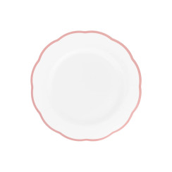 Dinner plate scalloped coloured rim / Moq 6
Ш 20,9 cm