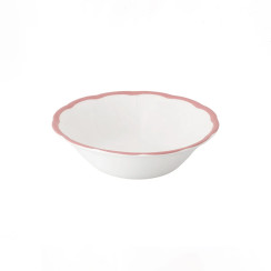 Cereal bowl scalloped coloured rim / Moq 6
Ш 16,8 cm