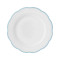 Dinner plate scalloped coloured rim / Moq 6
Ш 27,5 cm