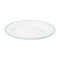 Dinner plate scalloped coloured rim / Moq 6Ш 20,9 cm