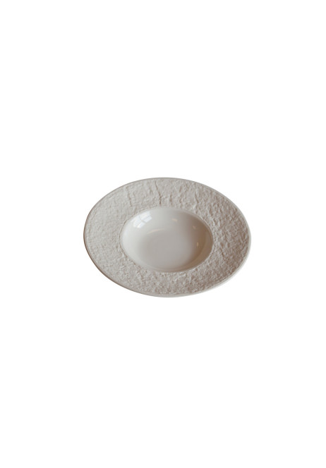 Chalk deep plate 27 cm