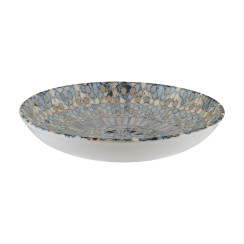 Luca Mosaic  Bloom Deep Plate 25 cm 1300 cc