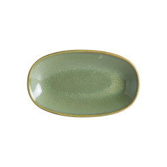 Sage Gourmet Oval Plate 19*11 cm