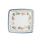 Spring Moove Square Plate 22*20 cm
