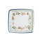 Spring Moove Square Plate 22*20 cm