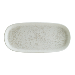 Lunar White 21cm oval dish