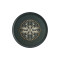 Mesopotamia Mosaic Anthracite Gourmet Flat Plate 32 cm