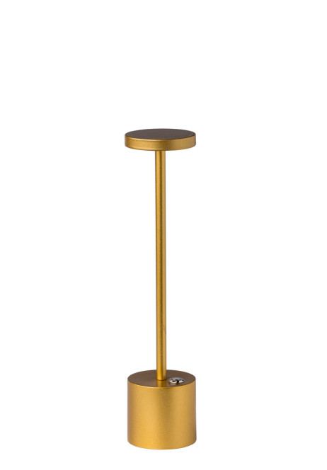 Delft table lamp gold