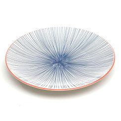 Tue Plate Blue Lines PORCELLANA - Ш.265x30mm.